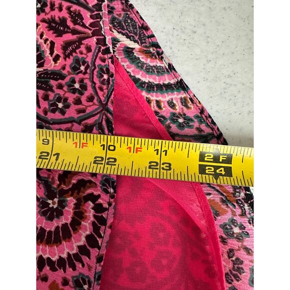 ALC Pink Blouse June Silk Top Size 6 100% Silk Floral Blouse Lined MSRP $294 B12 - Picture 7 of 7